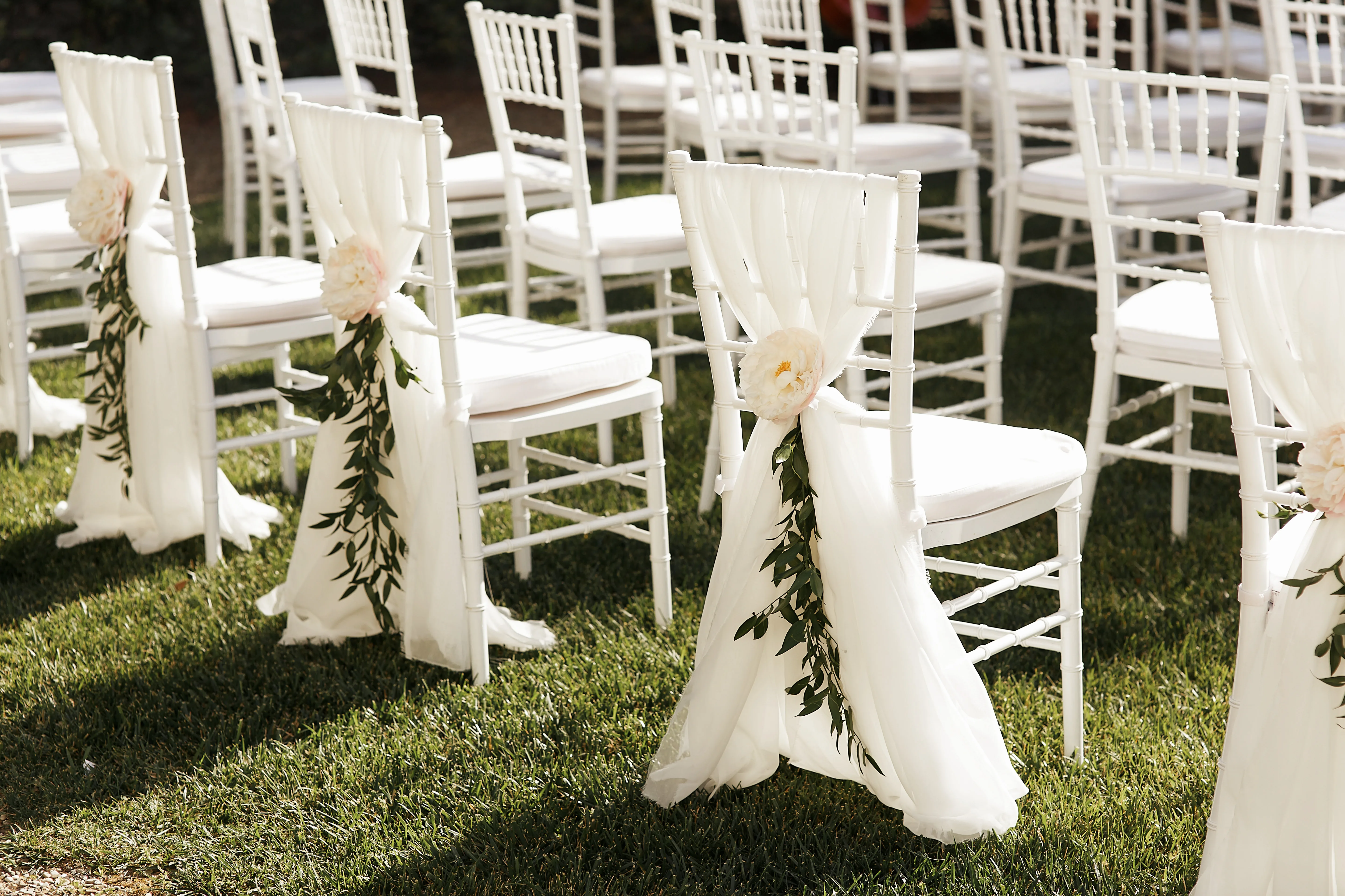 Outdoor civil wedding ceremony with personalised music